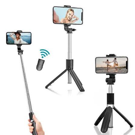 360° Rotating Selfie Stick Tripod Mount, and Wireless Operation - - Image 2
